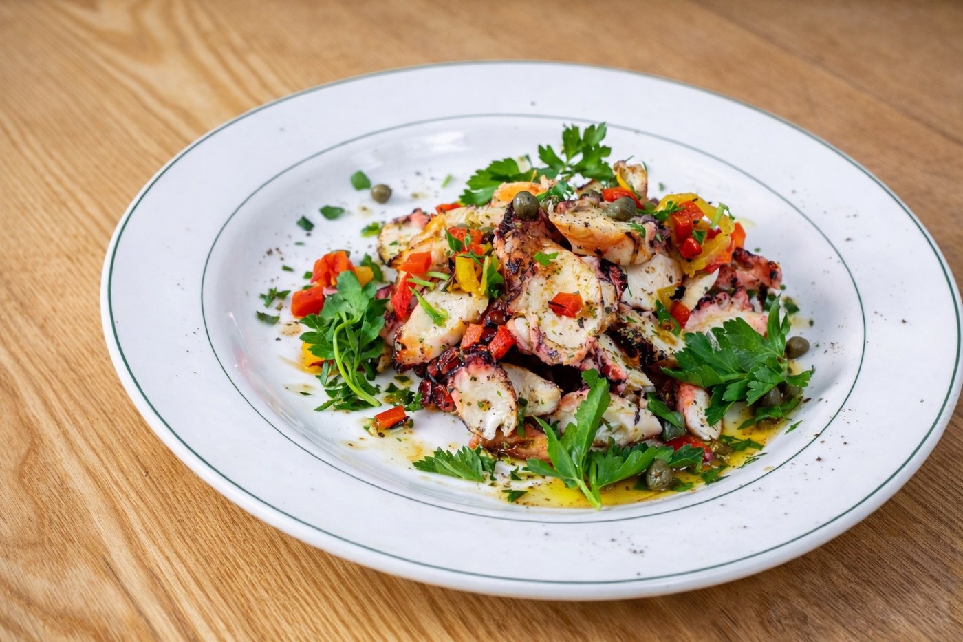 Greek flavors, freshly prepared