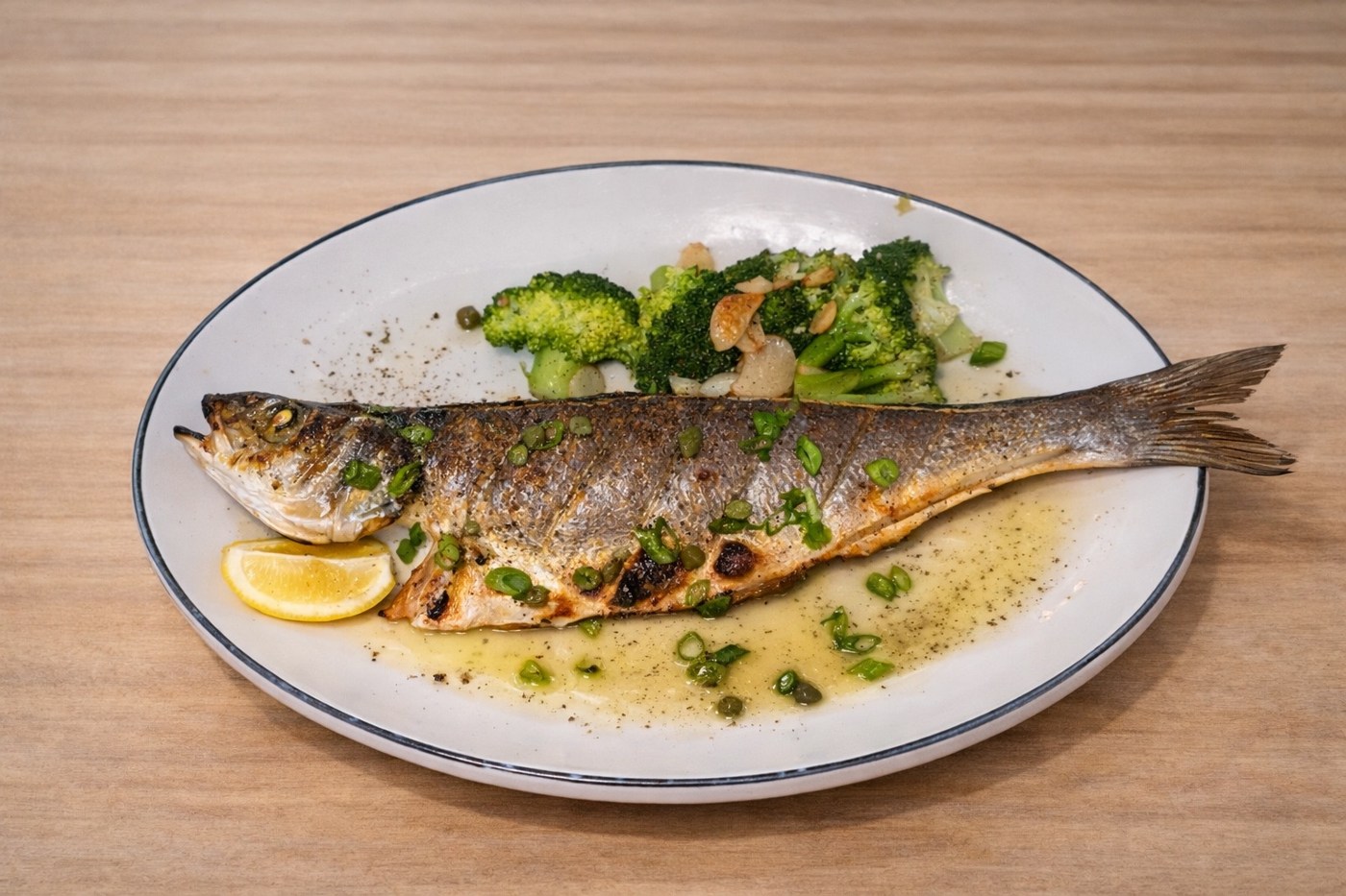 Fresh seafood from our kitchen